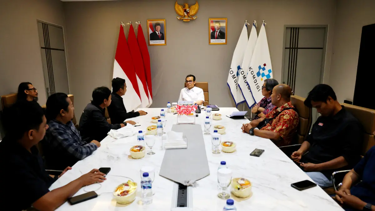 Wamenkomdigi Menerima Kunjungan Pewarta Foto Indonesia  - Image