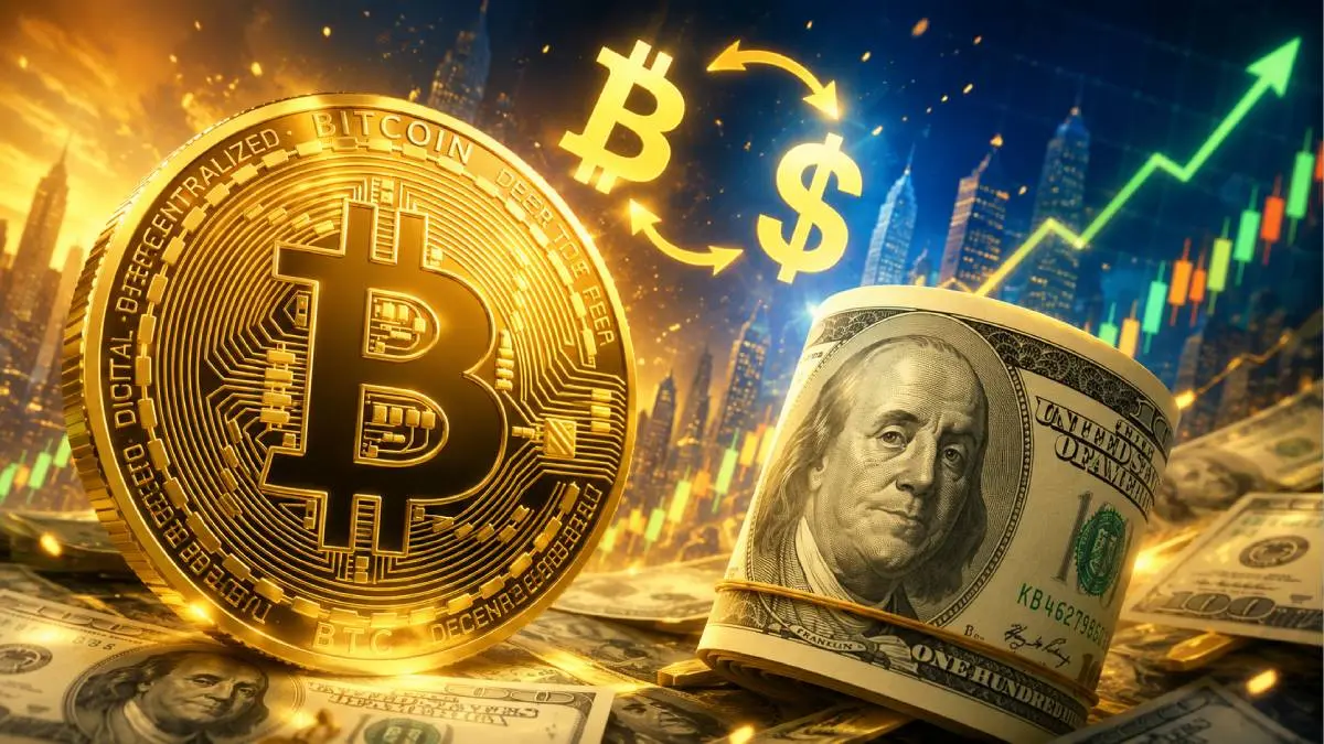 Bitcoin Lepas dari Bayang-Bayang Dolar? Data 2026 Ungkap Perubahan Besar di Market Kripto - Image