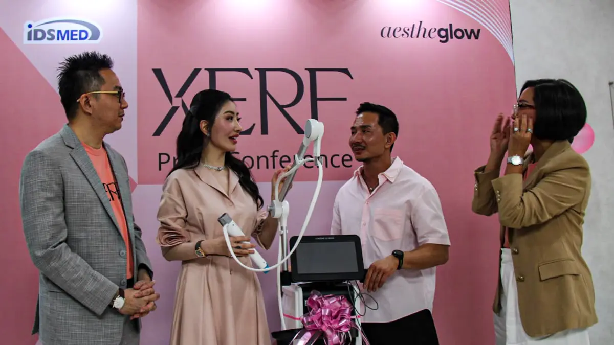 Hadirkan Teknologi Treatment Skin XERF. (Salman Toyibi/ Jawa Pos)