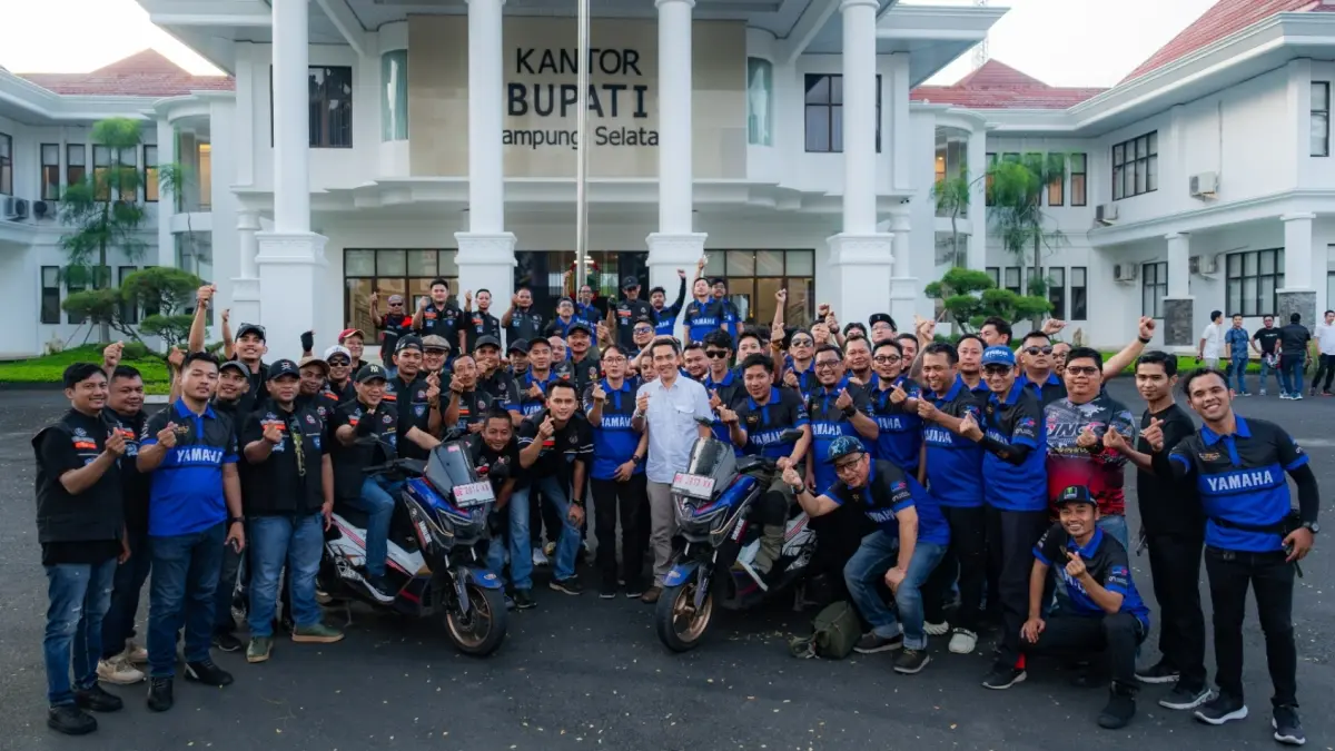Touring 500 Km ke Lampung, Komunitas JMC Buktikan Nyamannya Skutik Keluarga MAXI  - Image