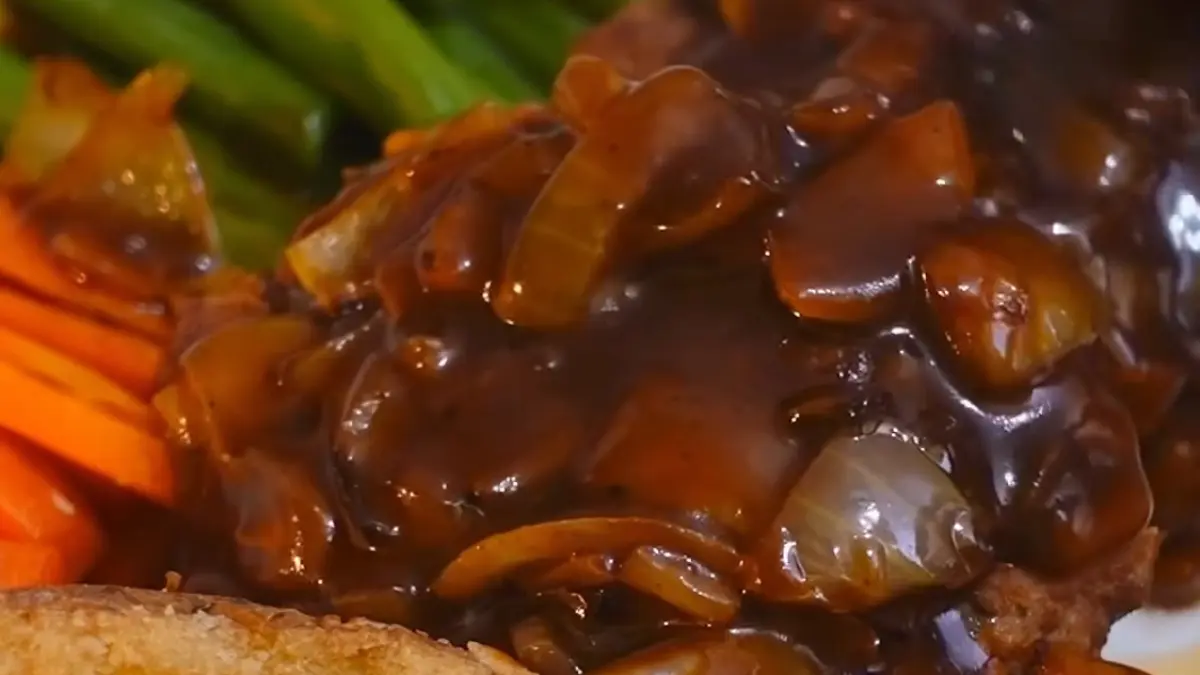 Potret saus hambugu steak ala Jepang yang bisa mudah dibuat di rumah. (Sumber: instagram.com/@kreasi.tanoto) - Image