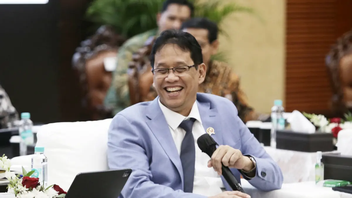 Menteri Keuangan Purbaya Yudhi Sadewa saat konferensi pers APBN KiTa edisi Mei 2026 di Jakarta, Selasa (19/5/2026. (Dery Ridwansah/ JawaPos.com)