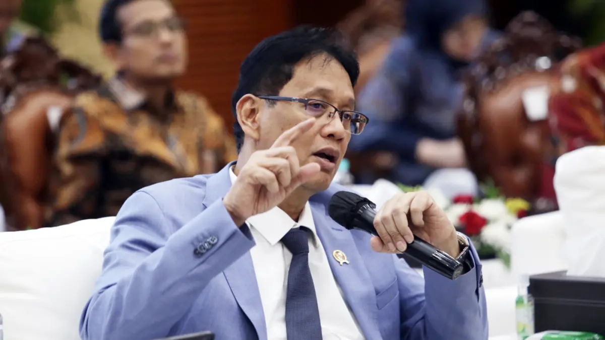 Menteri Keuangan Purbaya Yudhi Sadewa saat konferensi pers APBN KiTa edisi Mei 2026 di Jakarta, Selasa (19/5/2026. (Dery Ridwansah/ JawaPos.com)