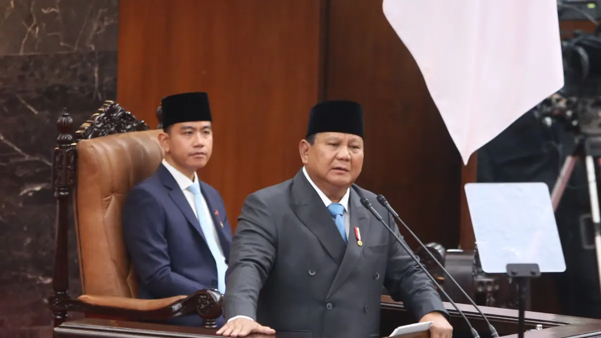 Presiden Prabowo Hadiri Rapat Paripurna DPR Bahas KEM-PPKF 2027 - Image
