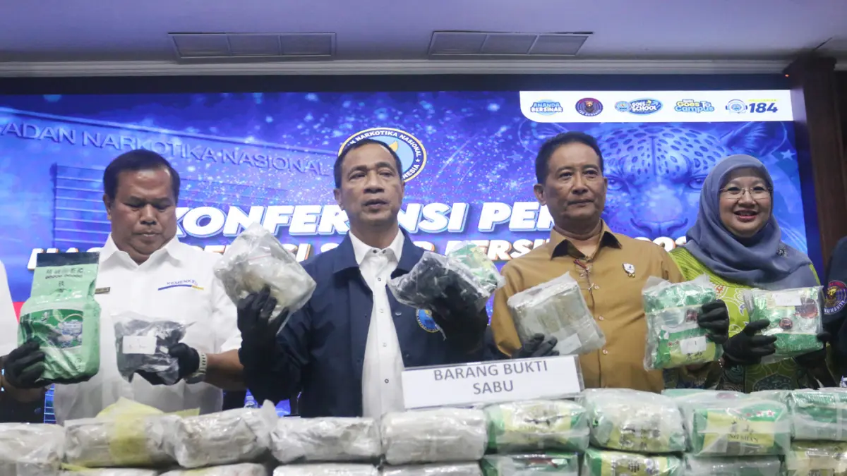 BNN Sita Narkotika Senilai Rp211,4 Miliar - Image
