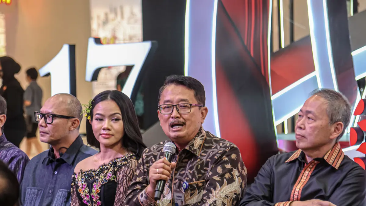 Direktur BCA Antonius Widodo Mulyono (tengah) menyampaikan sambutannya saat press conference Sabang Merauke di Grand Indonesia, Jakarta, Rabu (20/05/2026). (Hanung Hambara/ Jawa Pos)