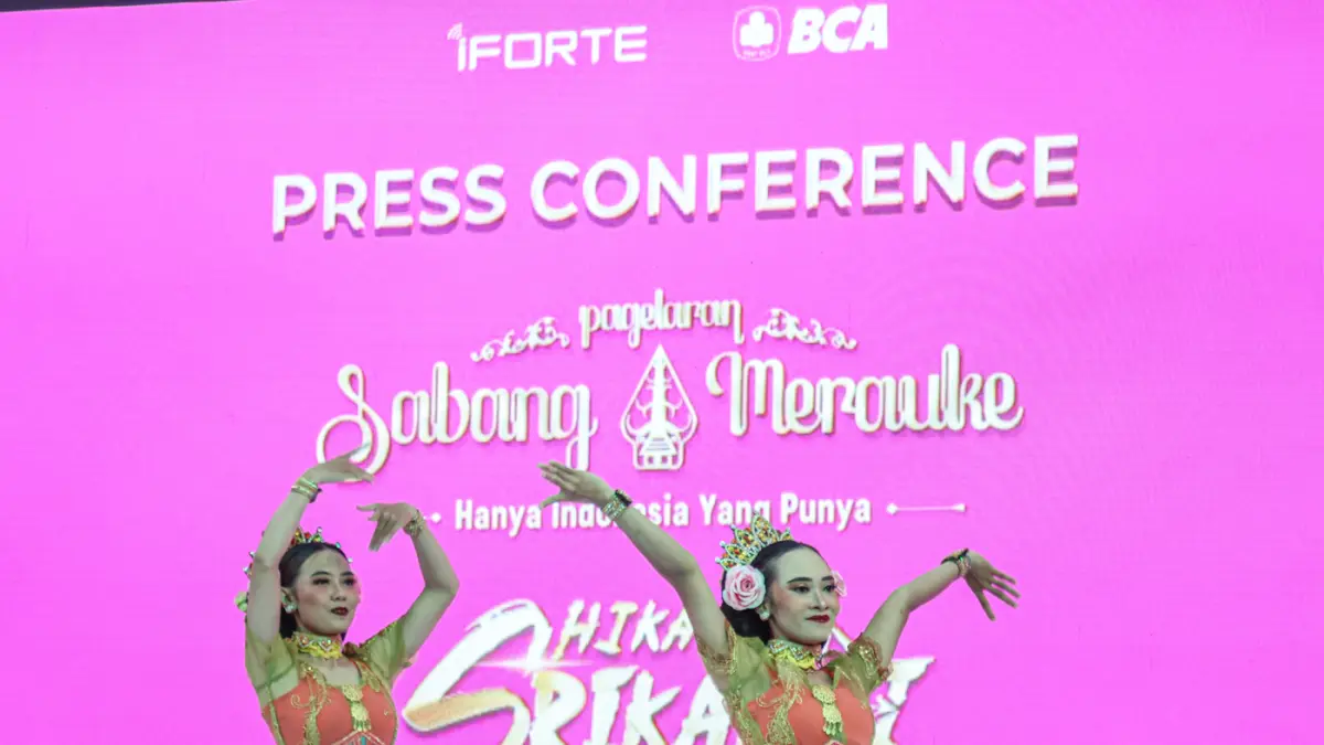 Kemeriahan saat press conference Sabang Merauke di Grand Indonesia, Jakarta, Rabu (20/05/2026). (Hanung Hambara/ Jawa Pos)