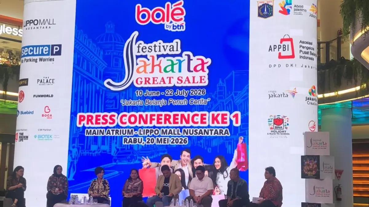 Konferensi pers Festival Jakarta Great Sale (FJGS) 2026. (ist) - Image