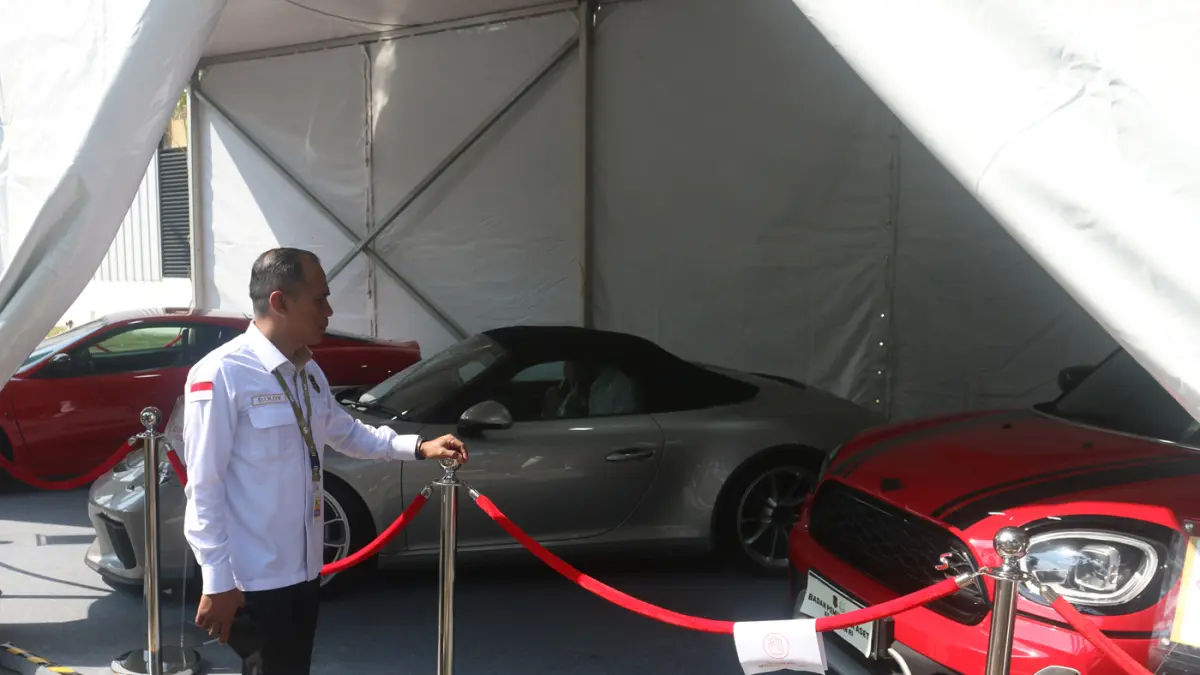 Kejaksaan Agung Republik Indonesia menggelar pameran dan lelang aset rampasan tindak pidana dalam ajang BPA Fair 2026 di Kantor Badan Pemulihan Aset Kejaksaan Agung, Jakarta, Rabu (20/5/2026). (Dery Ridwansah/ JawaPos.com)