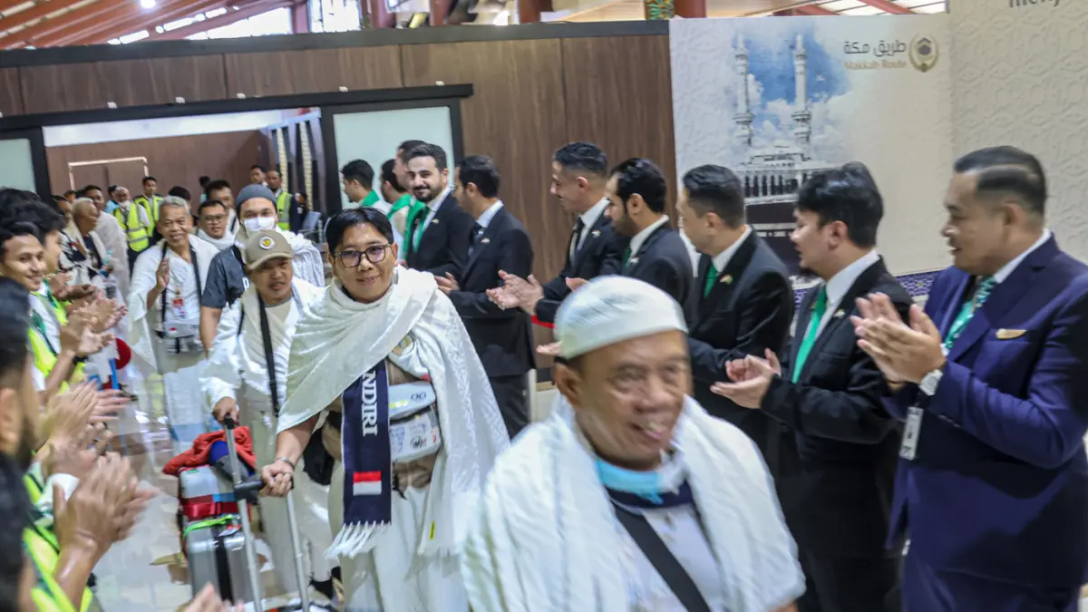 Pemberangkatan Haji Kloter Terakhir Jakarta - Image