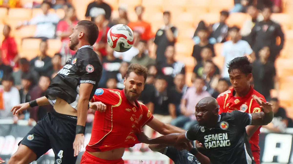 Persija Jakarta vs Semen Padang di Indonesia Super League di Jakarta International Stadium (JIS), Jakarta, Sabtu (23/5/2026). (Dery Ridwansah/ JawaPos.com)