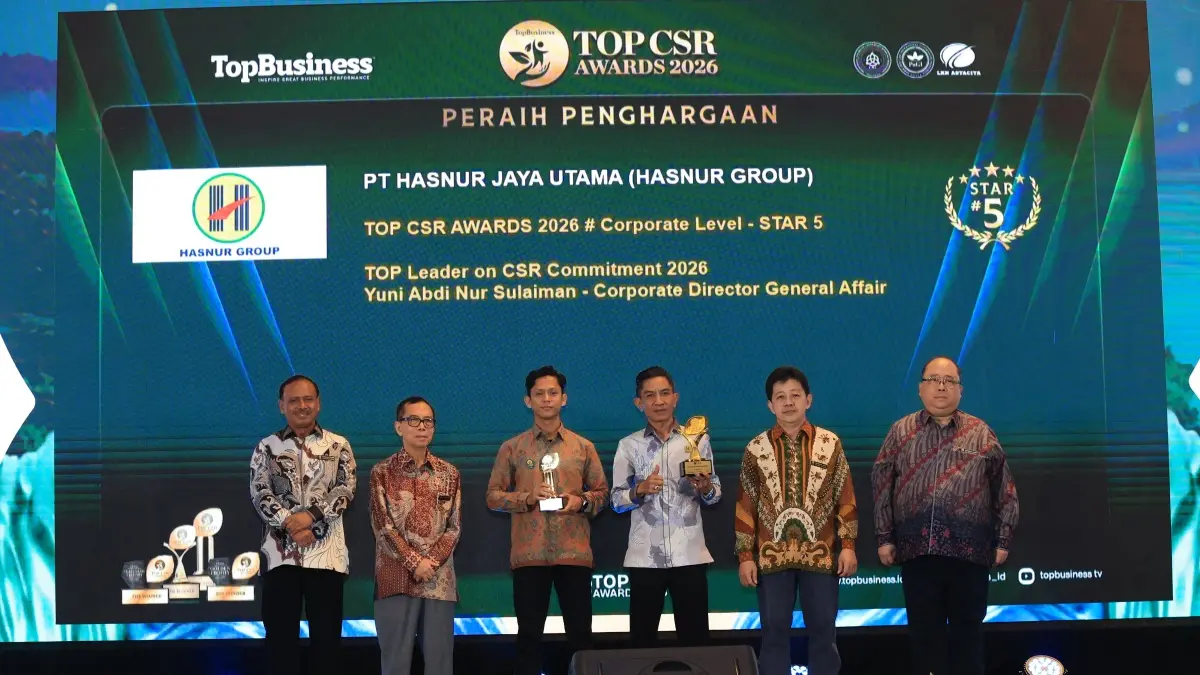 Hasnur Group Kantongi Dua Penghargaan di TOP CSR Awards 2026 - Image