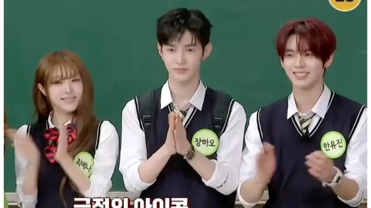 Yena, Zhang Hao, dan Han Yu Jin. Sumber foto: Soompi - Image