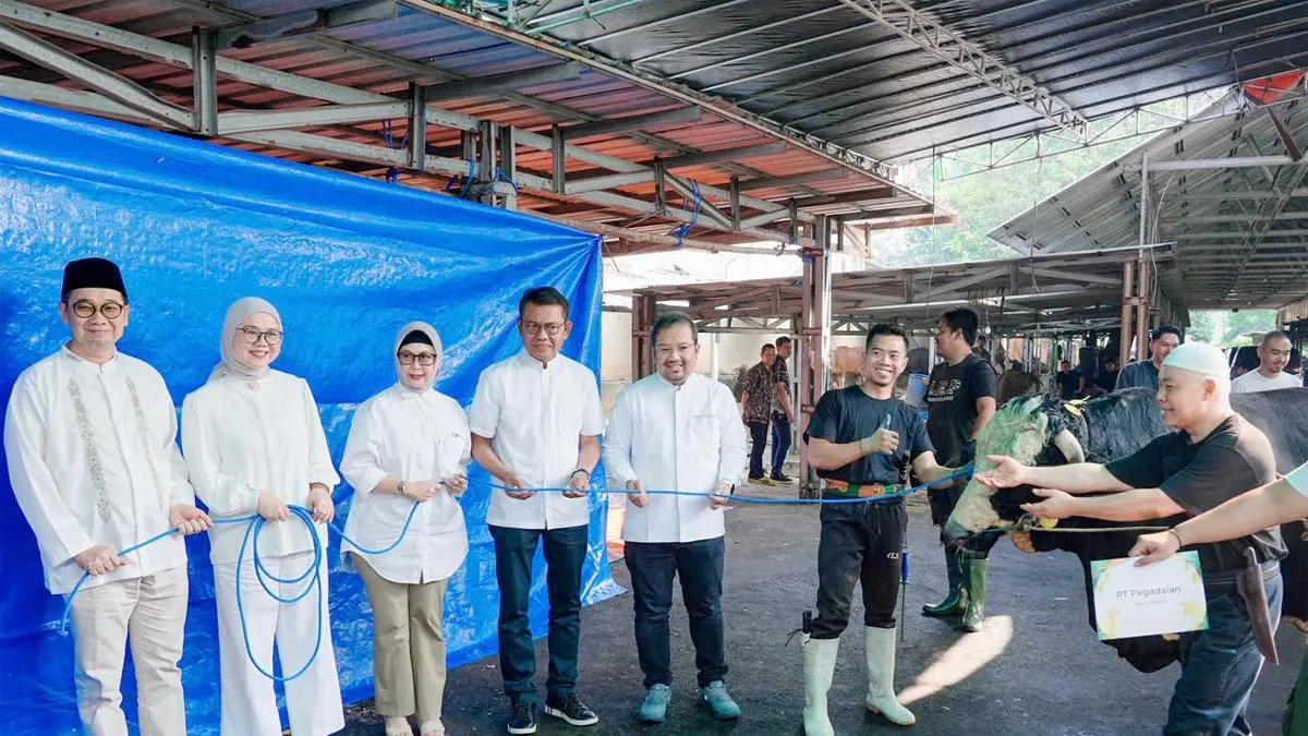 Rohis Pegadaian Wujudkan Satu Ketulusan Sejuta Kebermanfaatan Lewat Distribusi 4.500 Paket Daging Kurban - Image