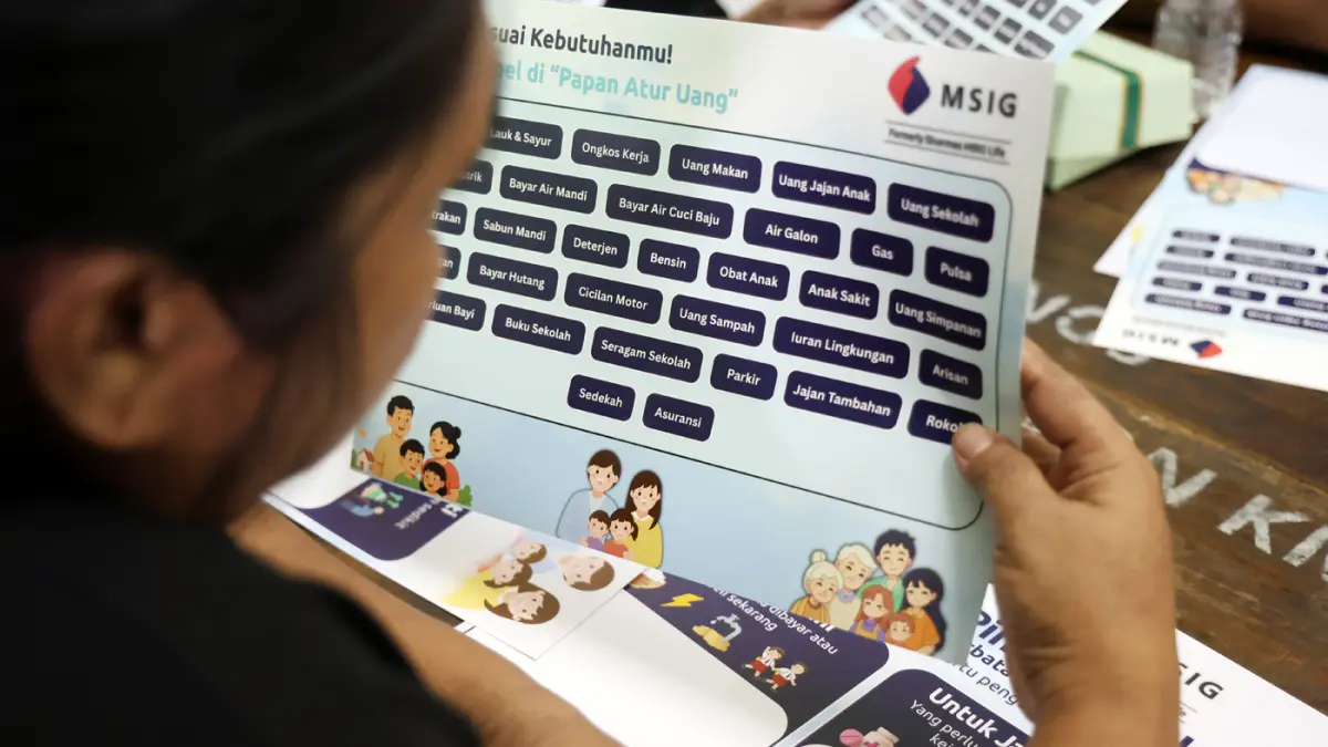 Peserta workshop literasi keuangan yang hadir