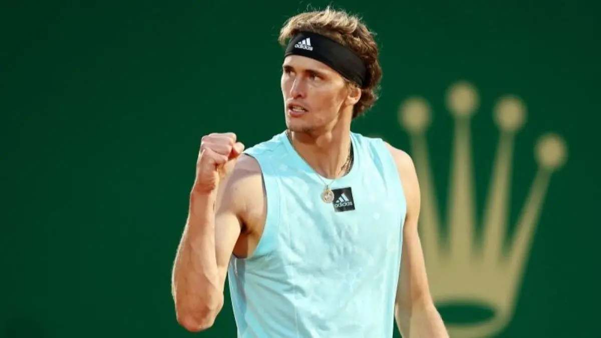 Petenis nomor 3 dunia Alexander Zverev. (Denis Balibouse/Reuters/Antara) - Image