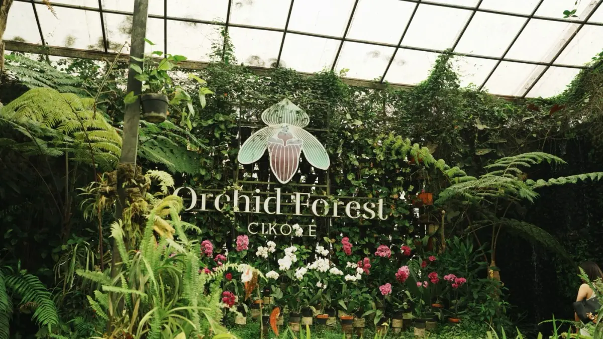 Taman wisata keluarga Orchid Forest Cikole di Lembang, Jawa Barat. (Dok. Khairul Jasmi)