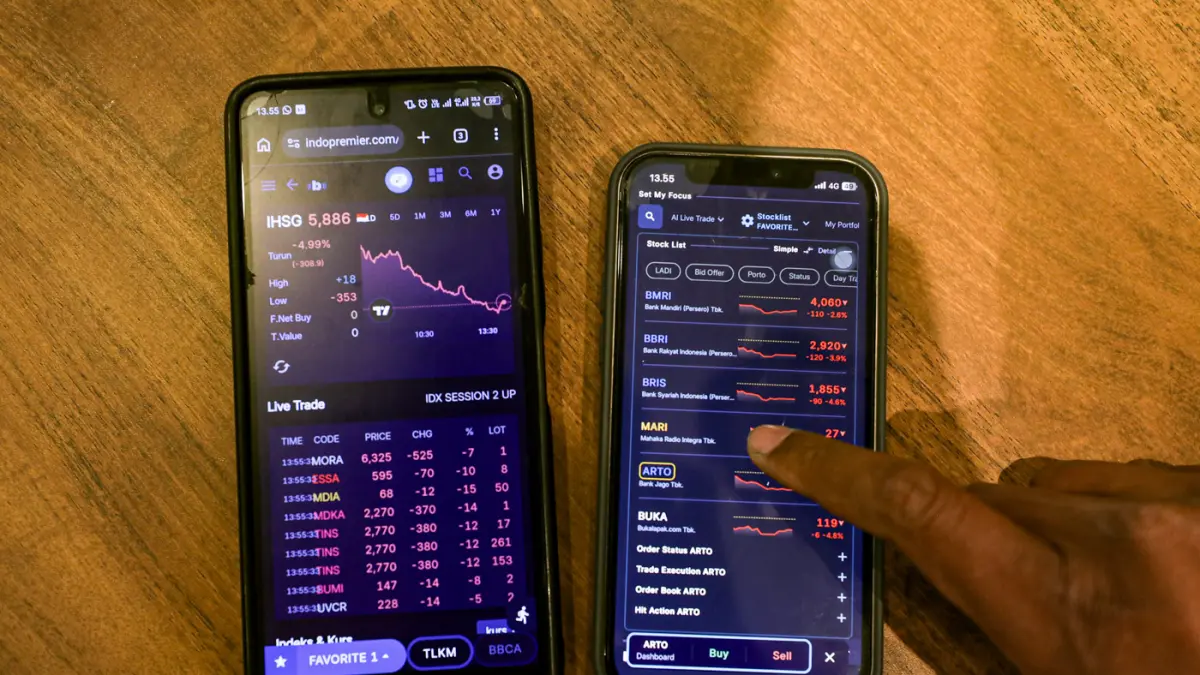 IHSG Ditutup Melemah 254 Poin ke 5.941 - Image