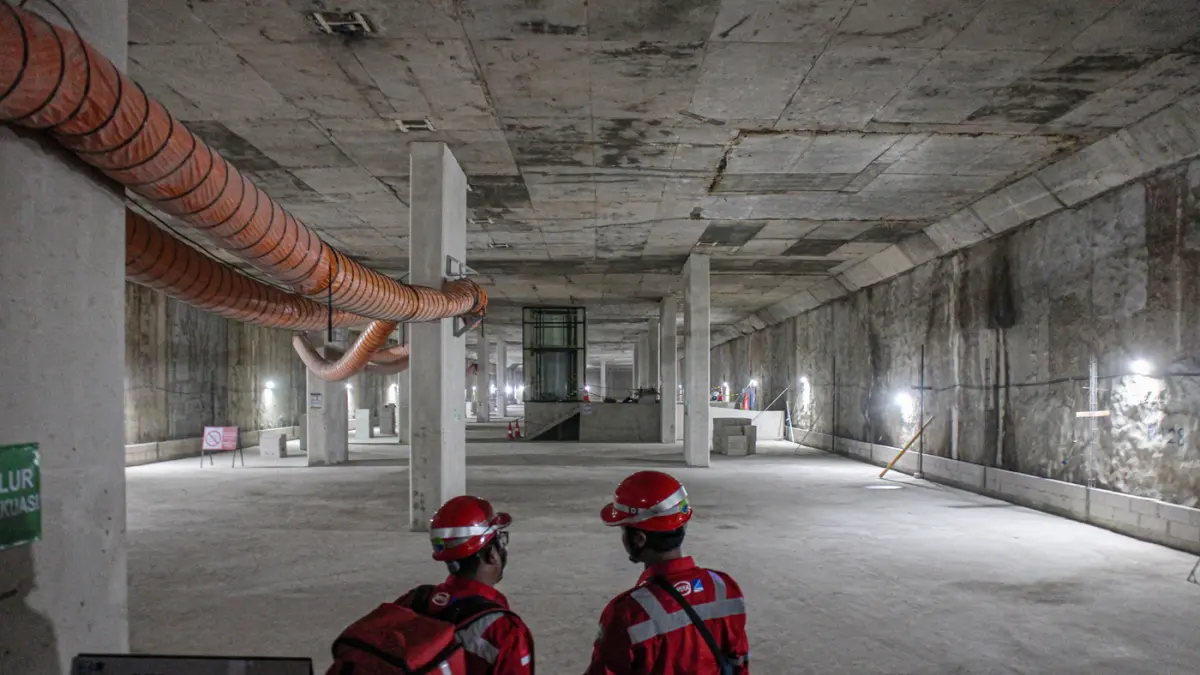  Proyek Ruang Multifungsi Fungsi Dan Penambahan Muara MRT Jakarta - Image