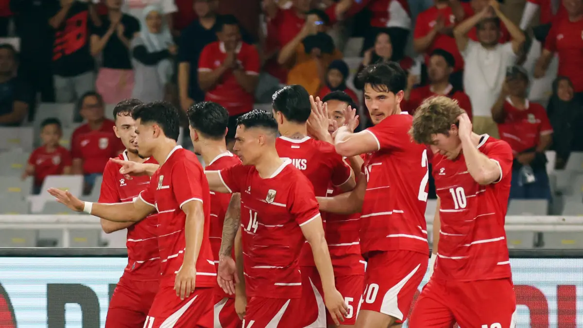 Timnas Indonesia Vs Oman pada Pertandingan FIFA Match Day di Stadion Utama Gelora Bung Karno, Jakarta, Kamis (5/6/2026). (Dery Ridwansah/ JawaPos.com)