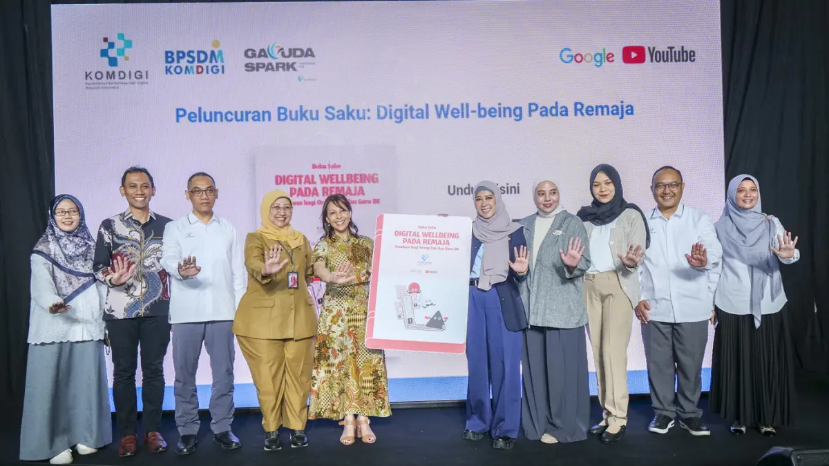 Peluncuran Buku Saku: Digital Well-being Pada Remaja di Jakarta, Senin (8/6/2026).
