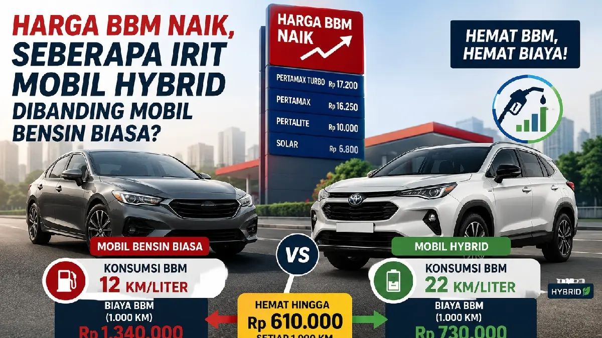 Harga BBM Naik, Seberapa Irit Mobil Hybrid Dibanding Mobil Bensin Biasa? - Image