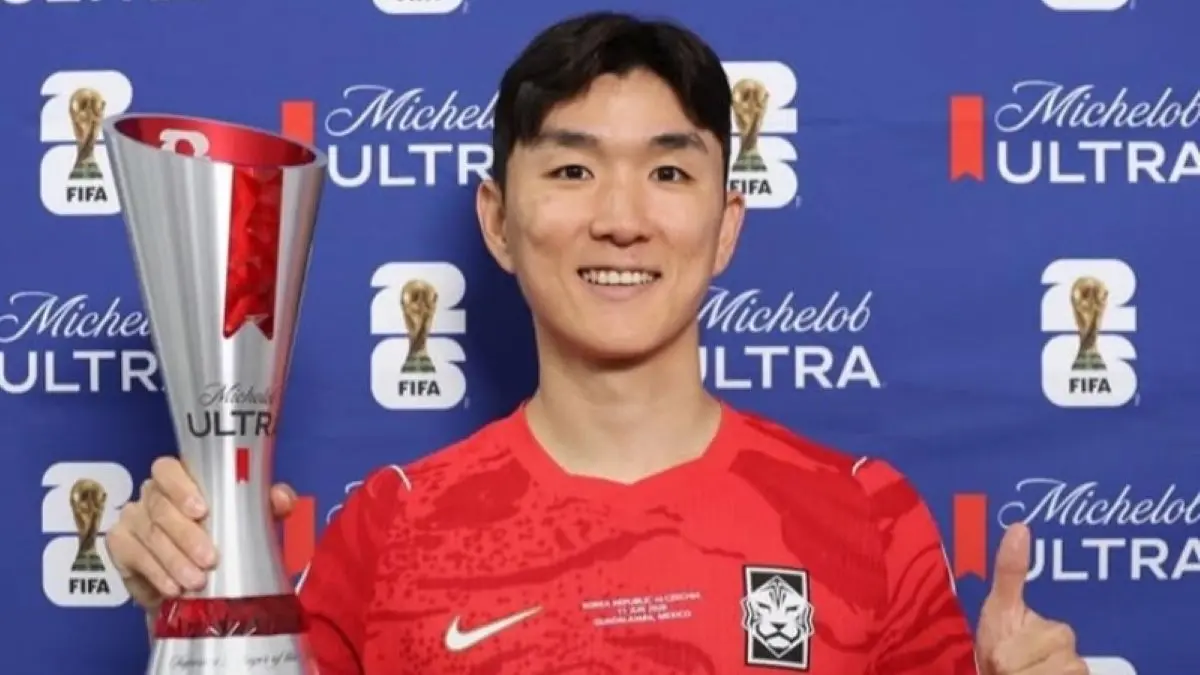 Hwang In-Beom jadi bintang kemenangan Korea Selatan 2-1 atas Republik Ceko di Piala Dunia 2026. (ig @worldcup__2026) - Image