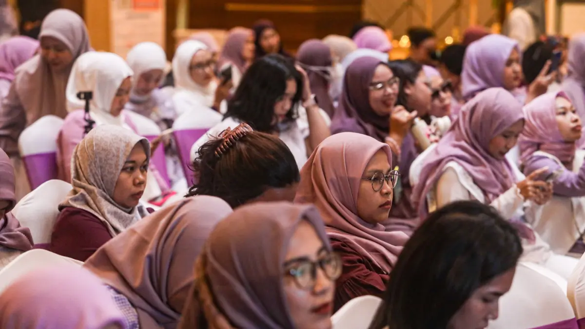 Peserta mengikuti acara diskusi SADARi gejala Alergi Waspada Alergi Susu Sapi Sejak Dini di Jakarta, Kamis (11/6/2026). (Salman Toyibi/Jawa Pos)