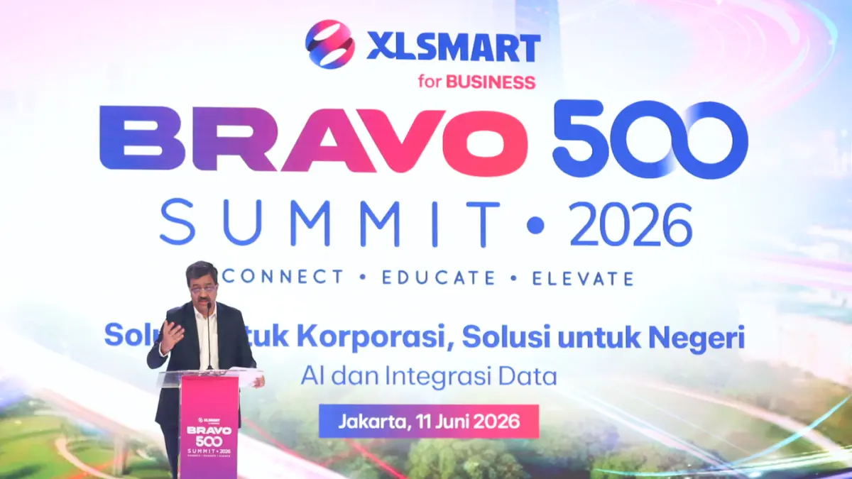 President Director & Chief Executive Officer XLSMART Rajeev Sethi. (Dery Ridwansah/ JawaPos.com)