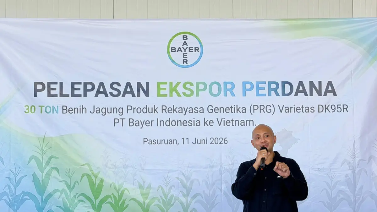 Agriculture Affairs dan License to Operate Lead Bayer Indonesia, Aditia Rusmawan.