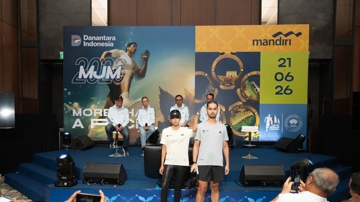 Konferensi Pers Mandiri Jogja Marathon (MJM) 2026, Yogyakarta, Kamis (18/6/2026)