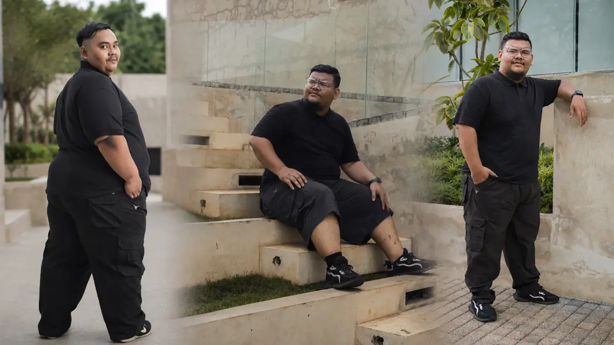 Matador hadirkan cargo pants hingga 9XL untuk pria jumbo size. Fokus pada kenyamanan, fungsi, dan ukuran lengkap bagi tubuh besar dan tinggi. (Dok. Matador) - Image