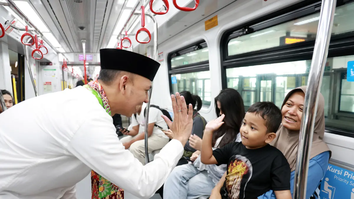 Kemeriahan HUT Ke-499 Jakarta di Stasiun Velodrome - Image