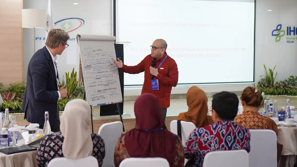 PT Rumah Sakit Pelni (IHC RS PELNI) mendukung penguatan kapasitas manajemen rumah sakit melalui Host dalam ICL Management Training 2026.
