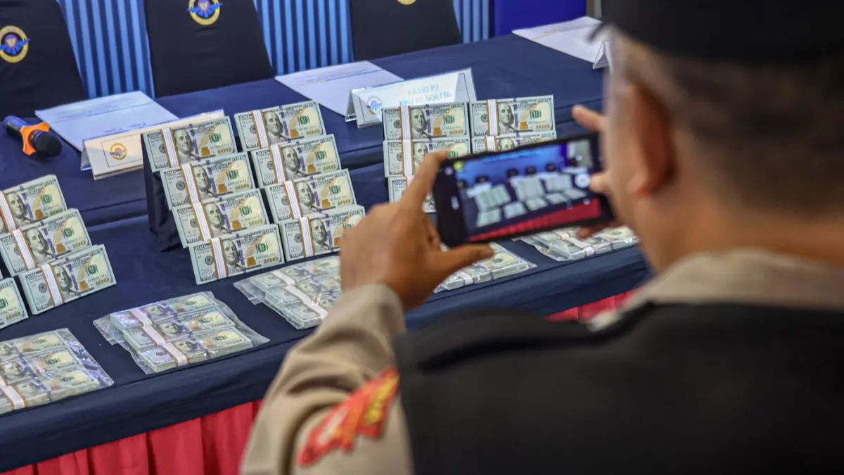 Bea Cukai Sita Uang Kertas USD Senilai Rp 6,3 M - Image