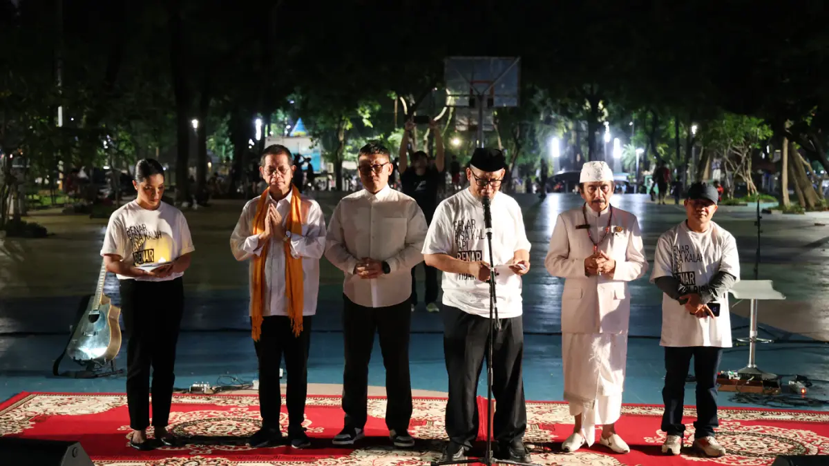 Malam Doa Bersama Jelang Vonis Nadiem Makarim - Image