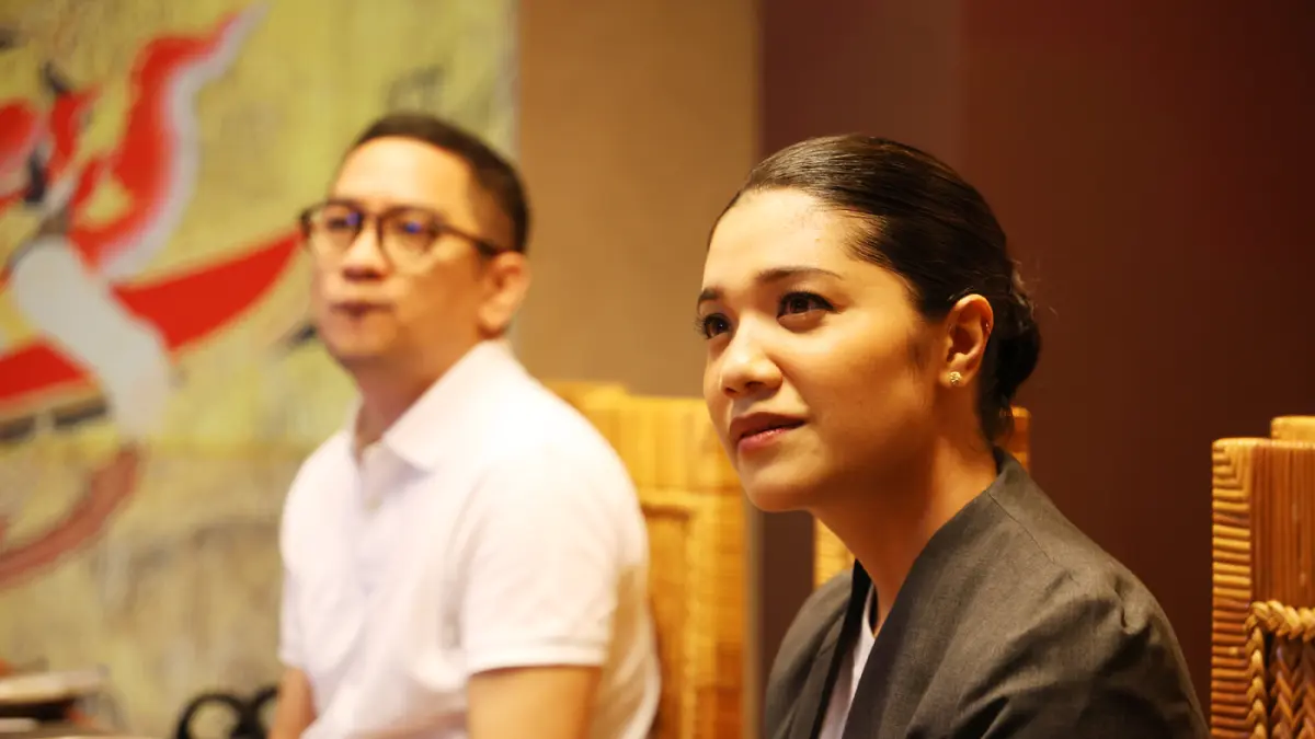 Franka Makarim, istri mantan Menteri Pendidikan, Kebudayaan, Riset, dan Teknologi (Mendikbudristek) Nadiem Makarim. (Dery Ridwansah/ JawaPos.com)