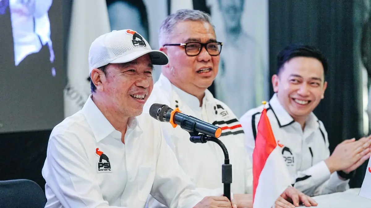 Jokowi memberikan arahan kepada kader PSI di Bandar Lampung pada Sabtu (27/6). (Dok. PSI) 