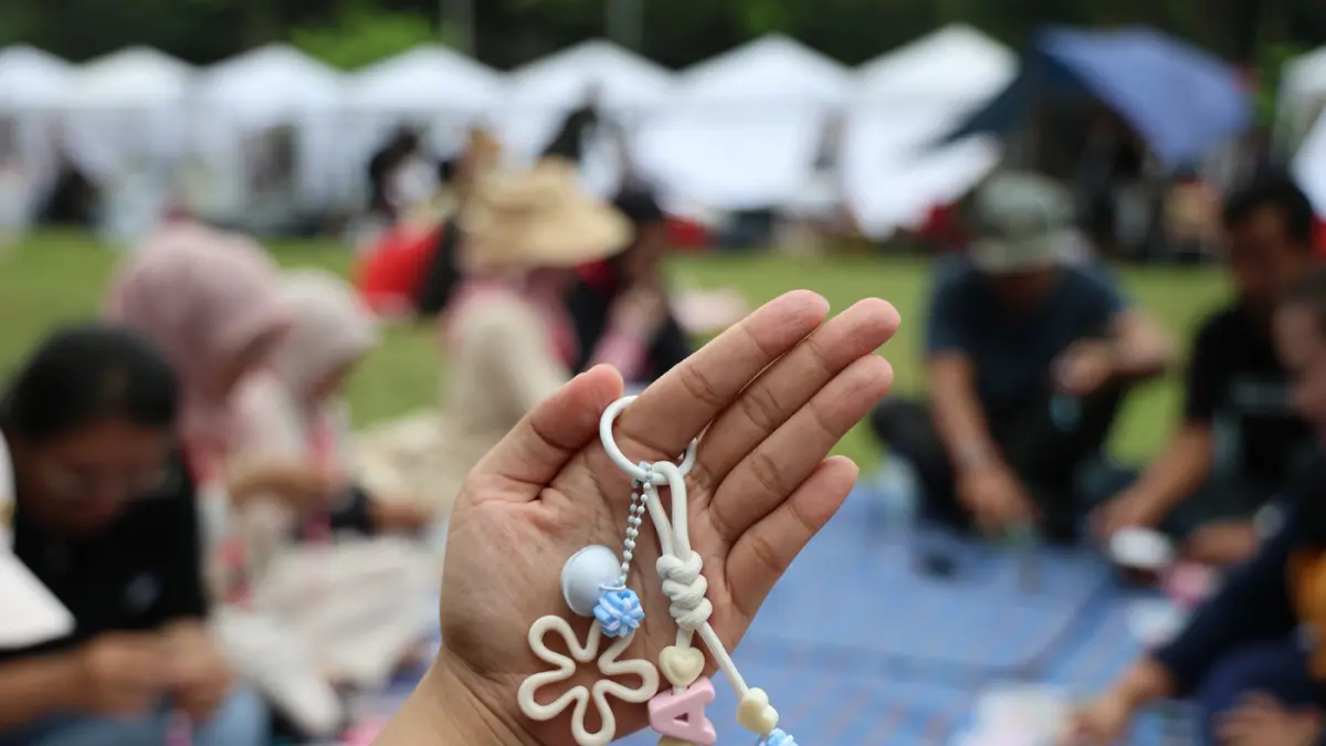 Suasana Semasa Piknik yang menjadi wadah bagi para finalis SisBerdaya dan DisBerdaya 2026 untuk memamerkan produk dan karya kreatifnya di Jakarta, Sabtu (27/06/2026).