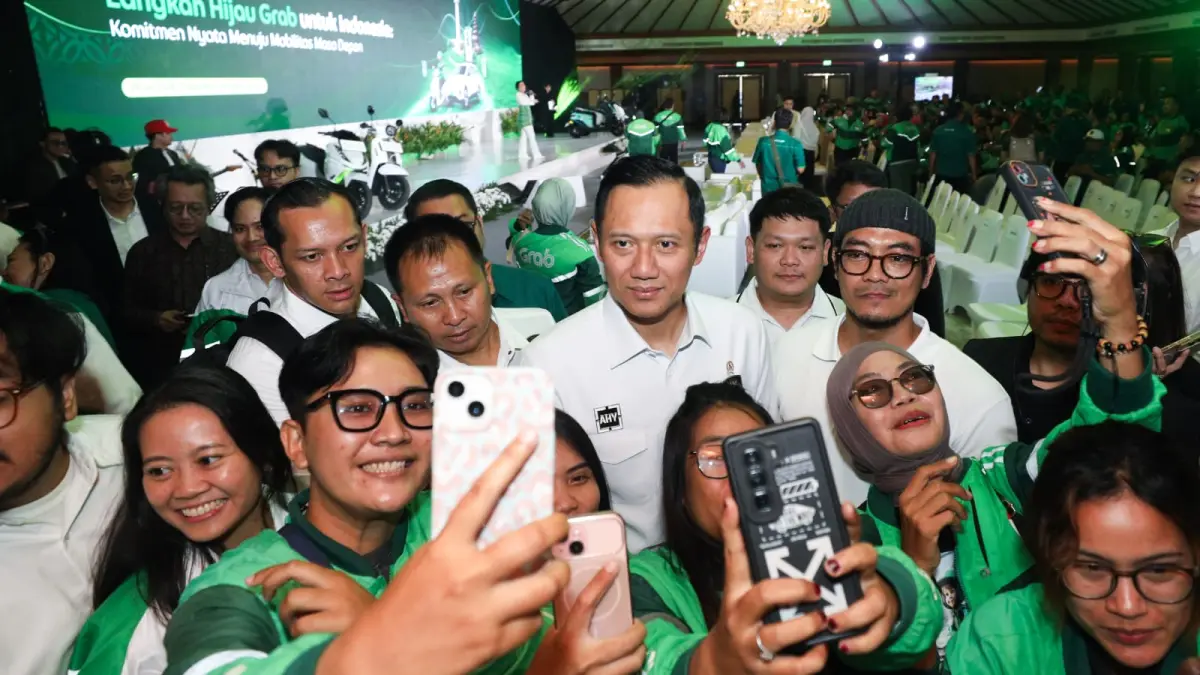 Elektrifikasi Armada Angkutan Umum Online, AHY: Para Pengemudi Ojol Adalah Tulang Punggung dan Penggerak Ekonomi