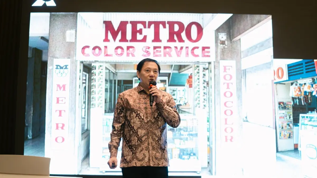 CEO XGraphics Harjanto Sudarsono saat peluncuran teknologi ChromaLuxe dalam ajang XG Connect 2026. (Istimewa) - Image