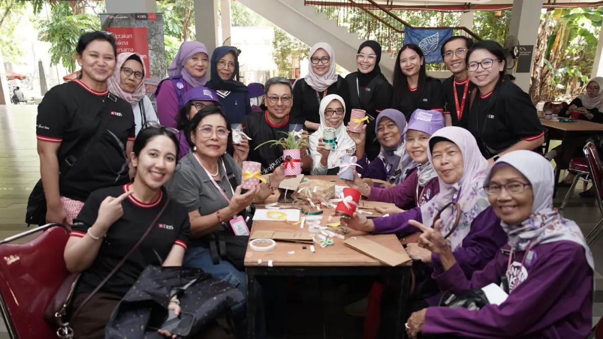 Sejumlah lansia saat acara People of Purpose: Together for the Golden Age.