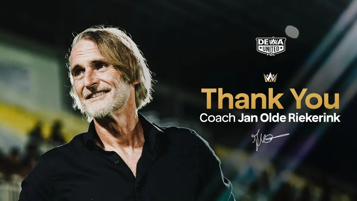 Dewa United berpisah dengan pelatih Jan Olde Riekerink. (Dok. Dewa United) - Image