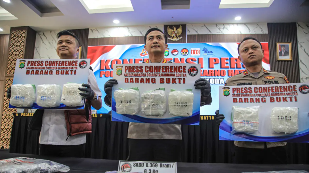 Pengagalan Penyelundupan Sabu Seberat 8 Kilogram Jaringan Jakarta-Kendari - Image