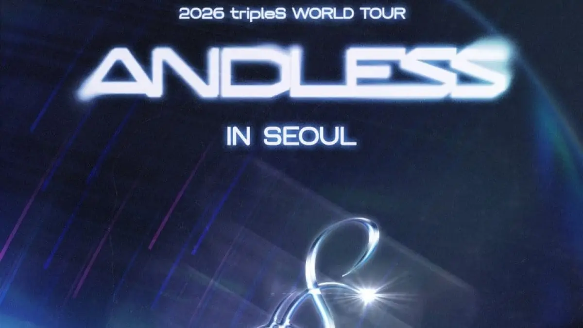 poster world tour TripleS Andless (x @triplescosmos) - Image