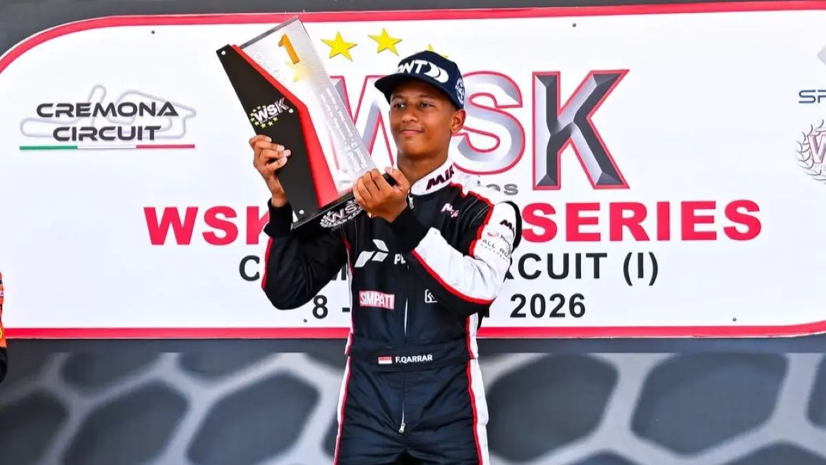 Qarrar Firhand raih gelar WSK Euro Series 2026. (Istimewa) - Image
