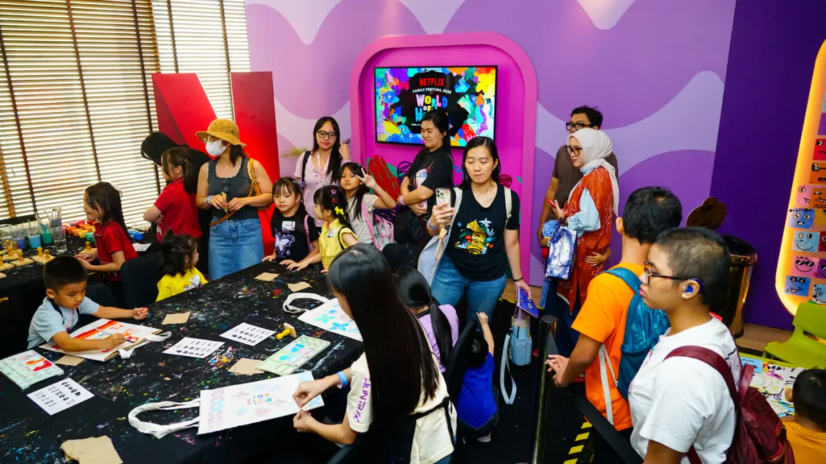 Aktivitas interaktif Netflix Family Festival 2026_ World of Wonder