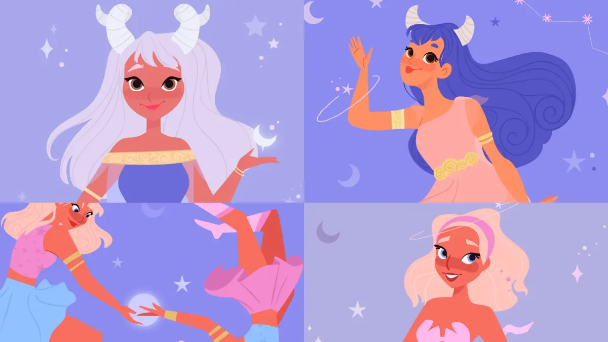 ilustrasi zodiak. (Freepik) - Image