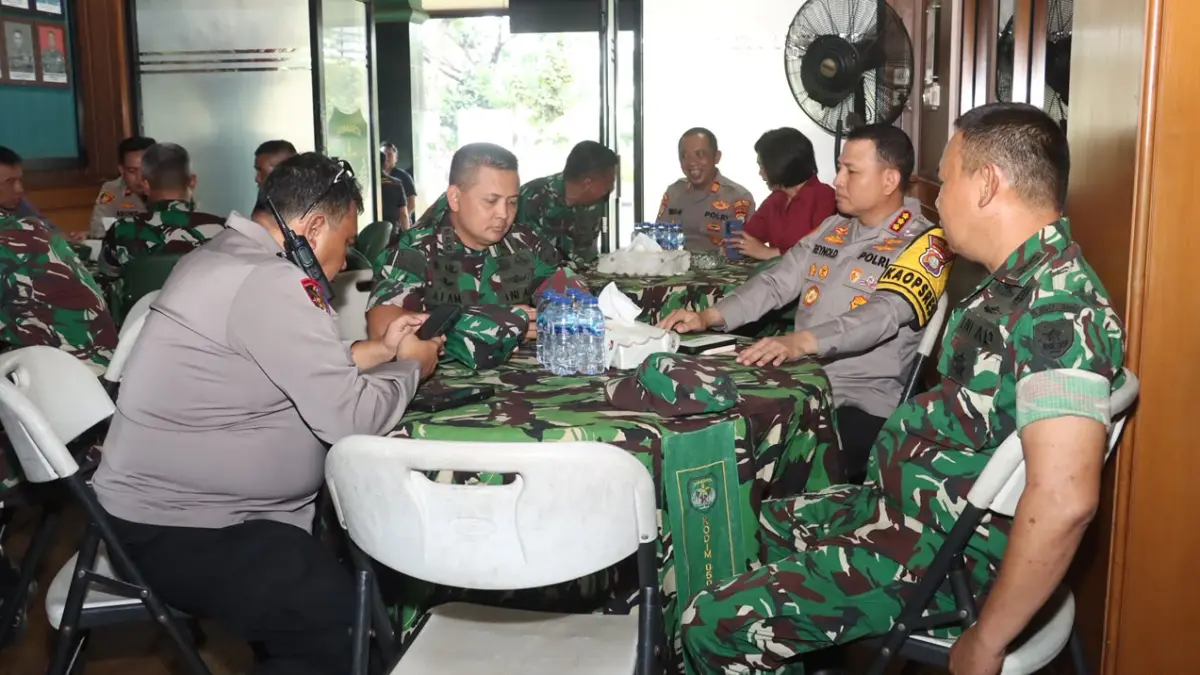 Usai Datangi Kejari, Kapolres Jakpus Langsung Sambangi Markas Kodim, Ada Apa? - Image