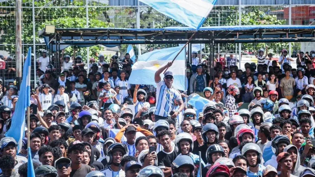 Suporter timnas Argentina. (Istimewa) - Image